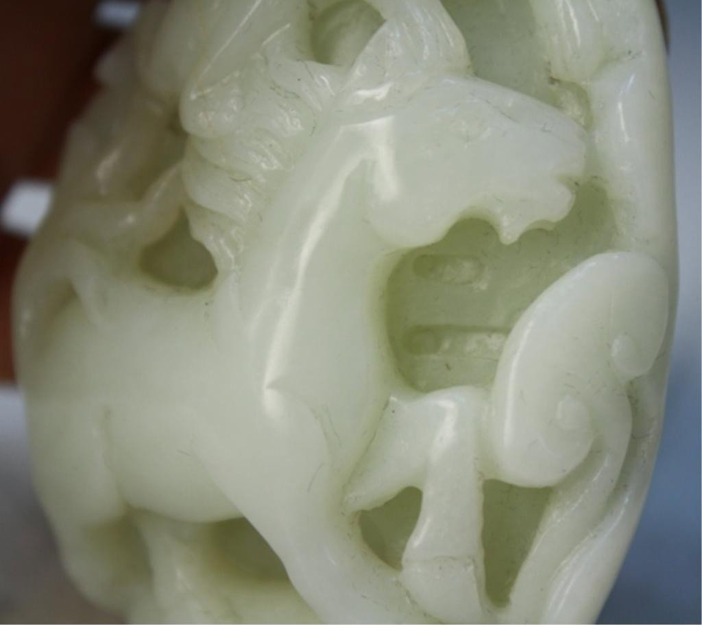 Chinese Jade Carving of Horse & Monkey - 7