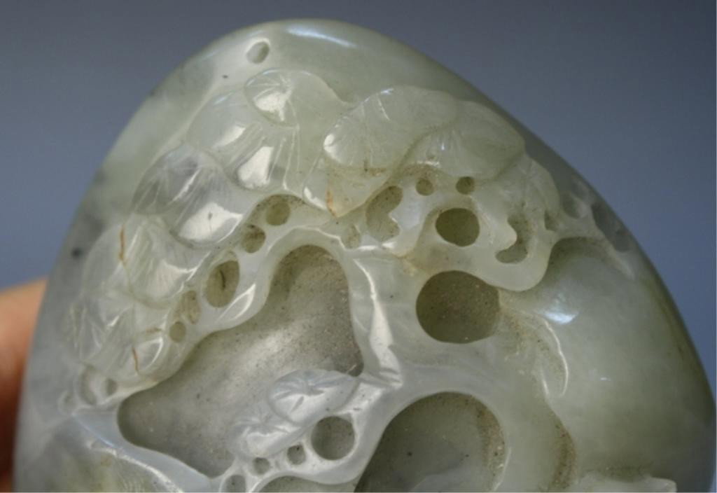 Chinese Jade Landscape Carving with Beasts - 9