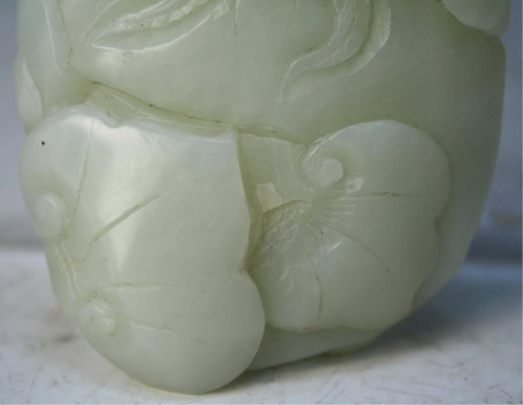 Chinese Jade Carving of Elephant & Monkey - 3
