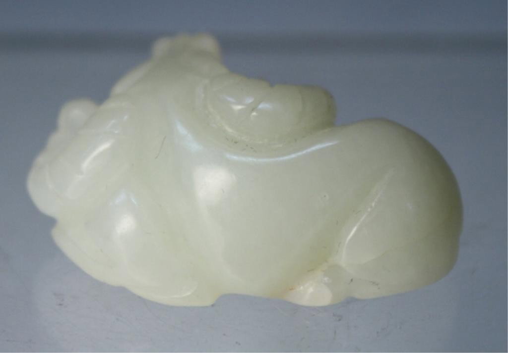 Chinese Small Jade Carving of Ram - 3
