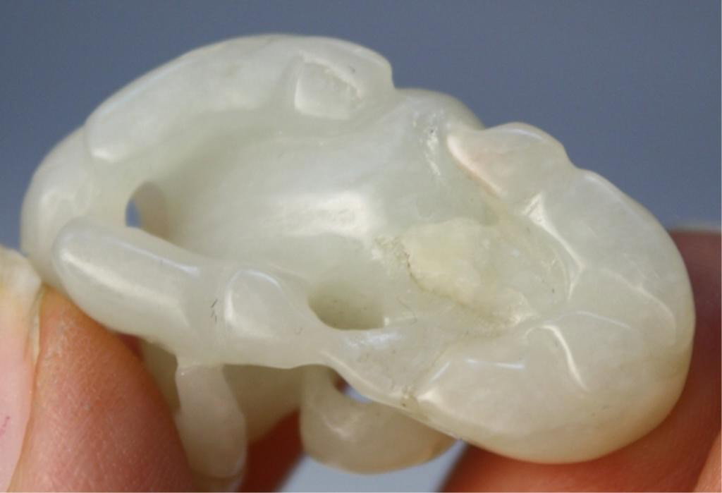 Chinese Small Jade Carving of Ram - 7