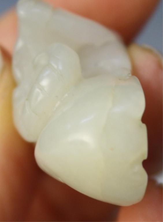 Chinese Small Jade Carving of Ram - 9
