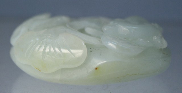 Chinese Small Jade Carving of Mouse & Mushrooms - 4