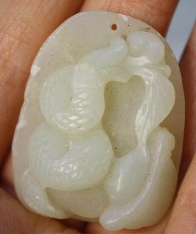 Chinese Small Jade Carving of Snake - 4