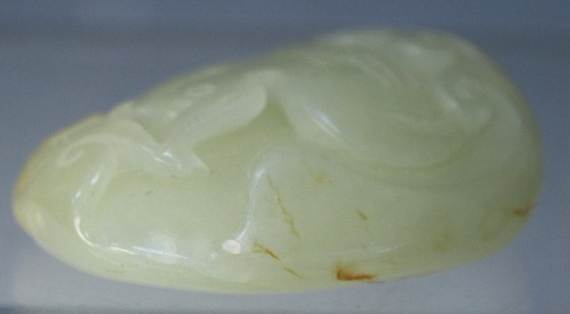 Chinese Jade Carving of Bird with Mushroom - 10