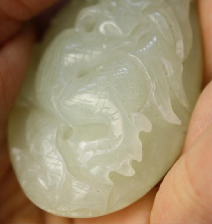 Chinese Small Jade Dragon Carving - 8