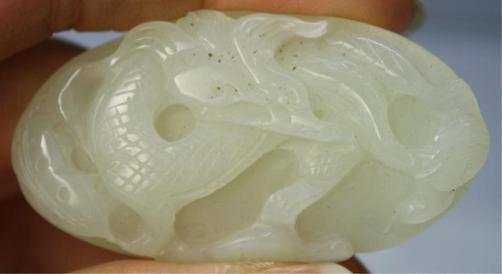 Chinese Jade Carving with Dragon