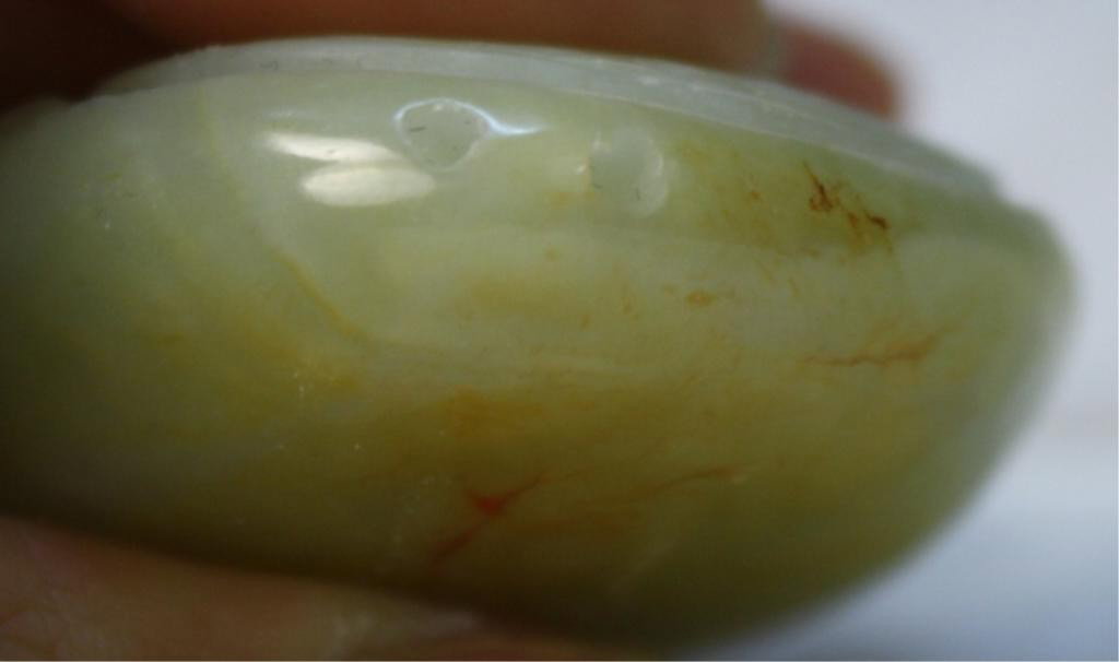 Chinese Small Jade Carving with Bat - 6