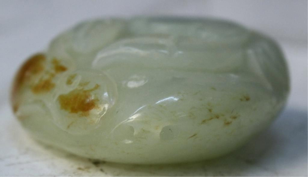 Chinese Small Jade Carving with Crab - 5