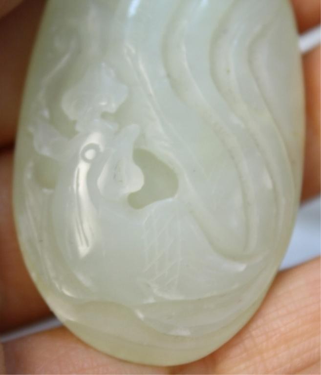 Chinese Small Jade Carving with Phoenix - 5