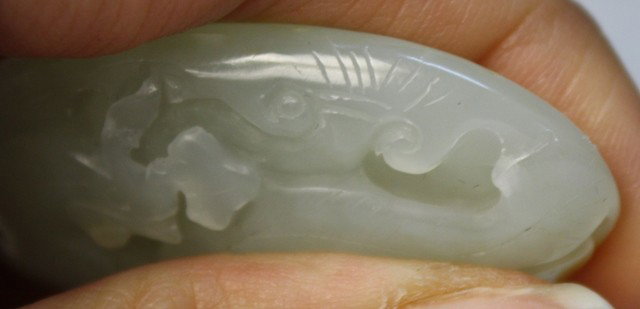 Chinese Small Jade Carving with Phoenix - 8