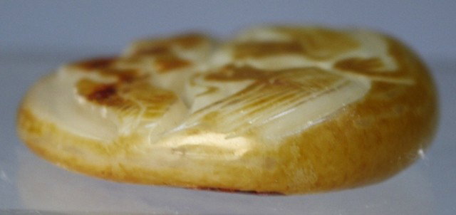 Chinese Small Jade Carving with 2 Ducks - 9