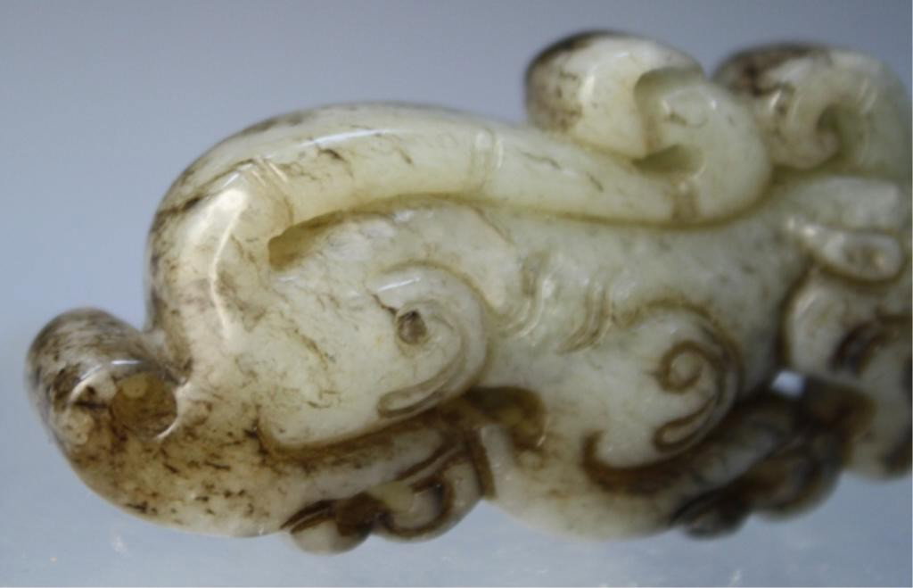 Chinese Small Jade Dragon Carving - 9