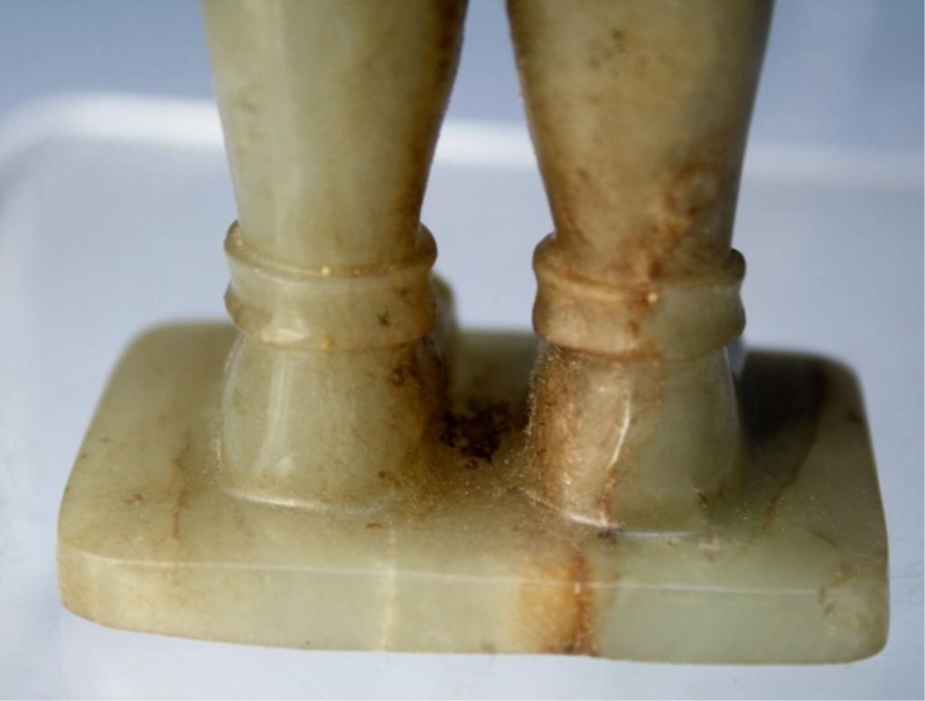 Chinese Carved Jade Soldier Figure - 10