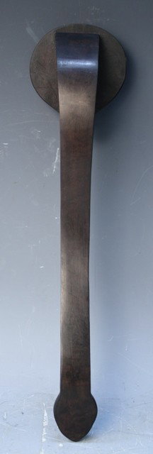 Chinese Zitan Ruyi Scepter with White Jade Inlay - 2
