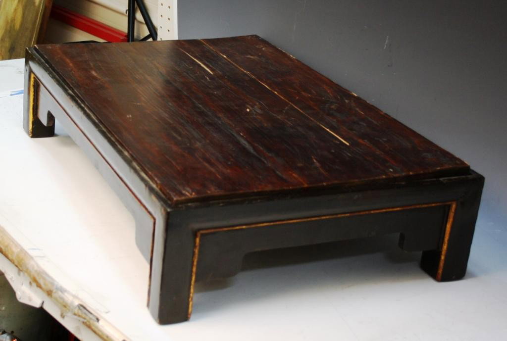 Chinese Zitan Painted Stand - 2