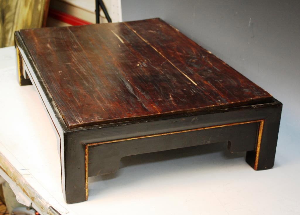 Chinese Zitan Painted Stand - 4