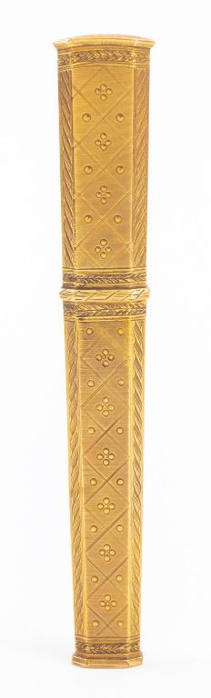 French Empire 18K Yellow Gold Etui Case (1 of 7)