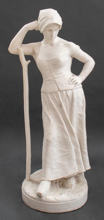 Alfred Boucher "La Faneuse" Paris Bisque Figure (1 of 6)