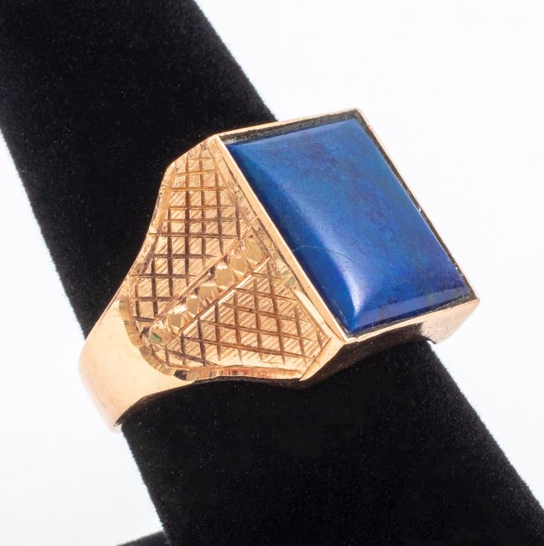 14K Rose Gold & Lapis Ring (1 of 10)