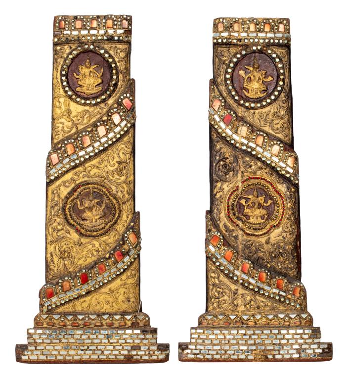 Antique Thai Temple Architectural Elements, Pair (1 of 11)