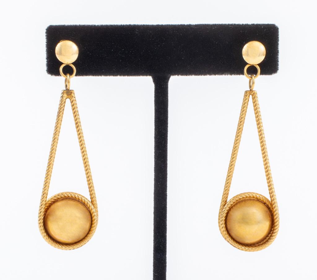 14K Yellow Gold Drop Earrings (1 of 5)