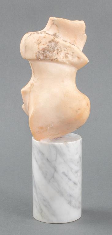 Modern Abstract Carved Marble Figural Sculpture (1 of 11)