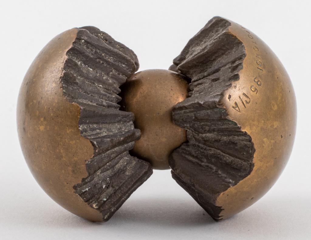 Claudio Capotondi Gilt Bronze Sculpture, 1985 (1 of 4)