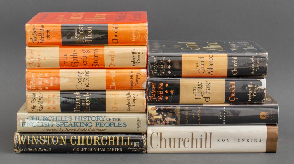 Winston Churchill Biography Reference Books, 10 (1 of 6)