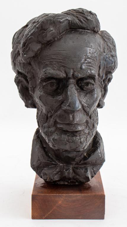 Joseph Konzal 'Abraham Lincoln'  Plaster Sculpture (1 of 8)