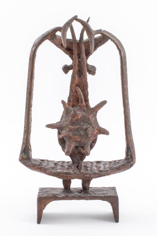 Lindsey Decker Abstract Bronze Sculpture, 1957 (1 of 13)