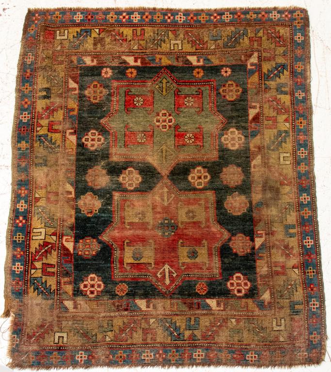 Antique Turkoman Rug 5' x 4' (1 of 7)
