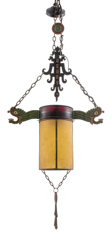 Chinoiserie Art Deco Period Pendant Lantern (1 of 12)