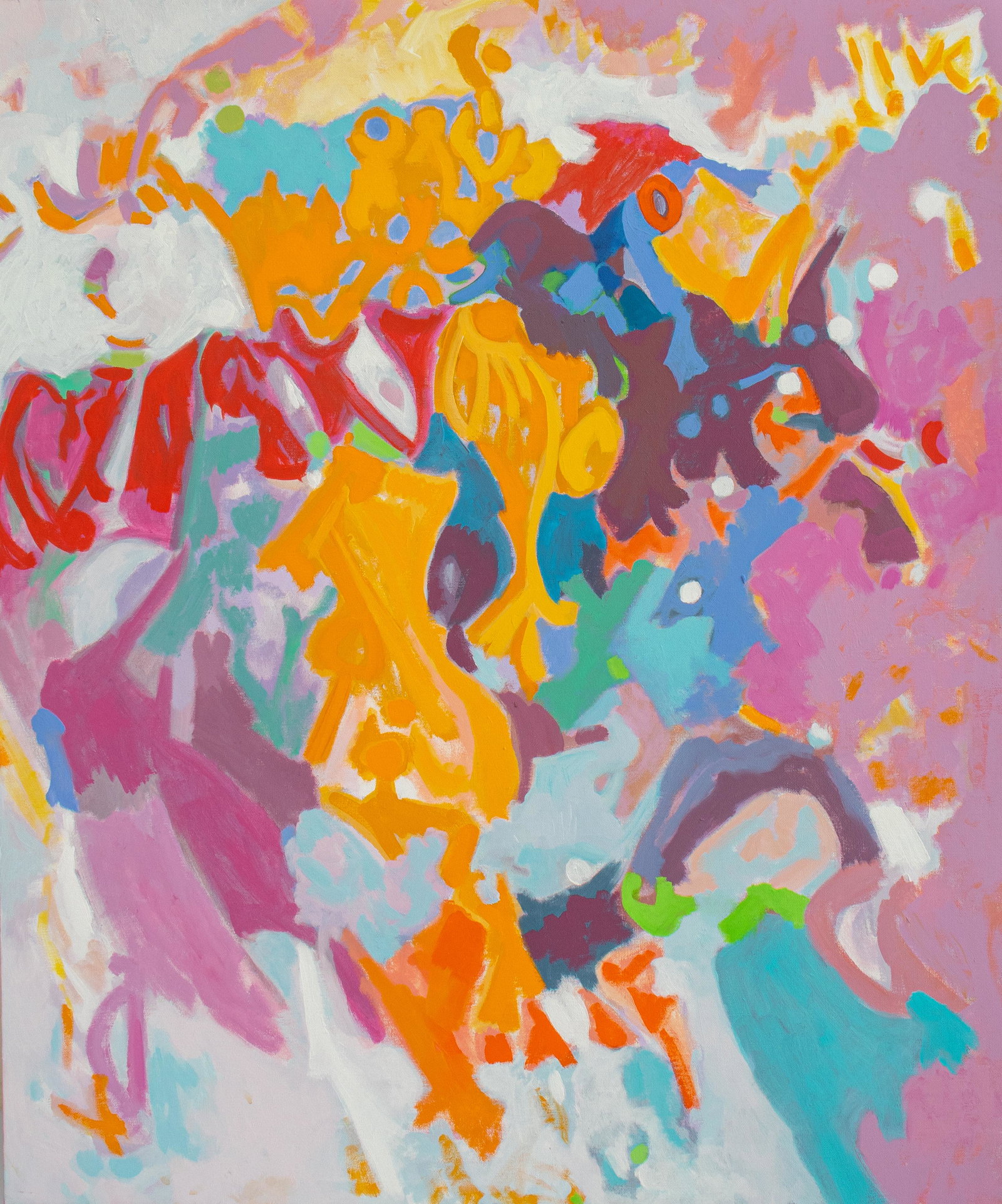 Lawrence Glickman "Hold Tight" Acrylic on Canvas (1 of 7)