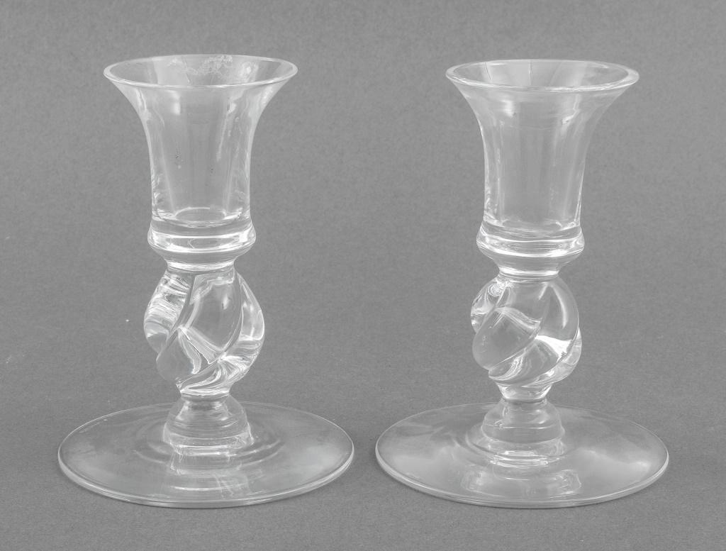 Orrefors Candlestick Holders for Tiffany & Co, Pr (1 of 6)