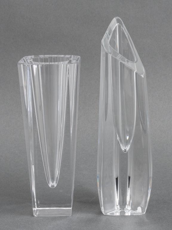 Baccarat & Orrefors Crystal Glass Vases, 2 (1 of 7)