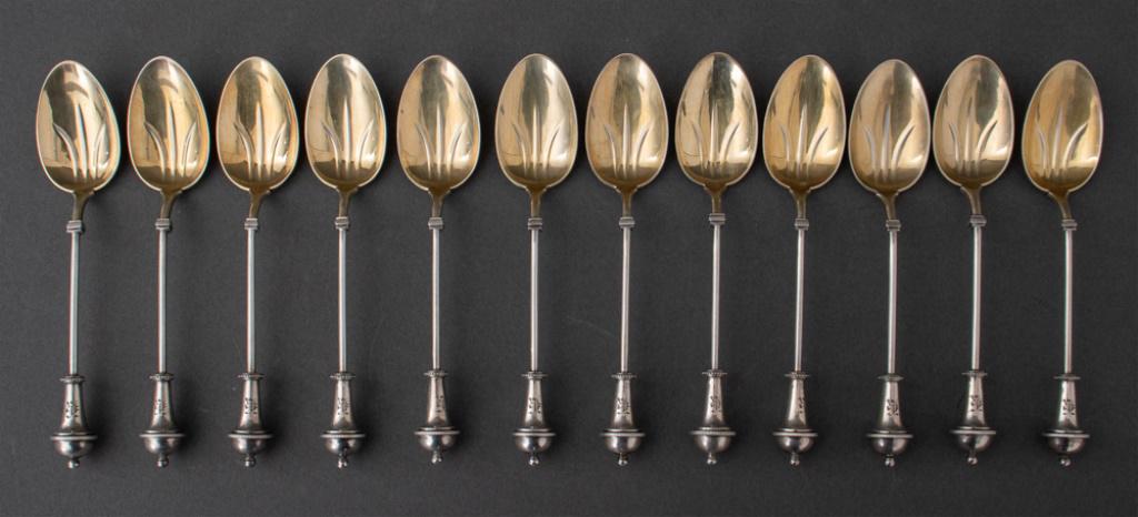 Wood & Hughes, American Coin Silver Spoons, 12 (1 of 6)