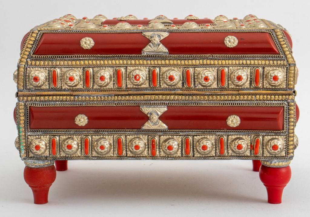 Red Moroccan Decorative Box (1 of 6)
