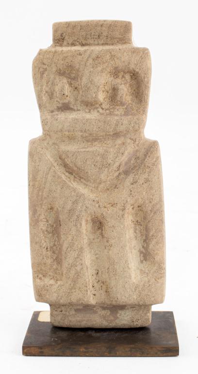 Ancient Valdivian Carved Stone Owl Sculpture (1 of 12)