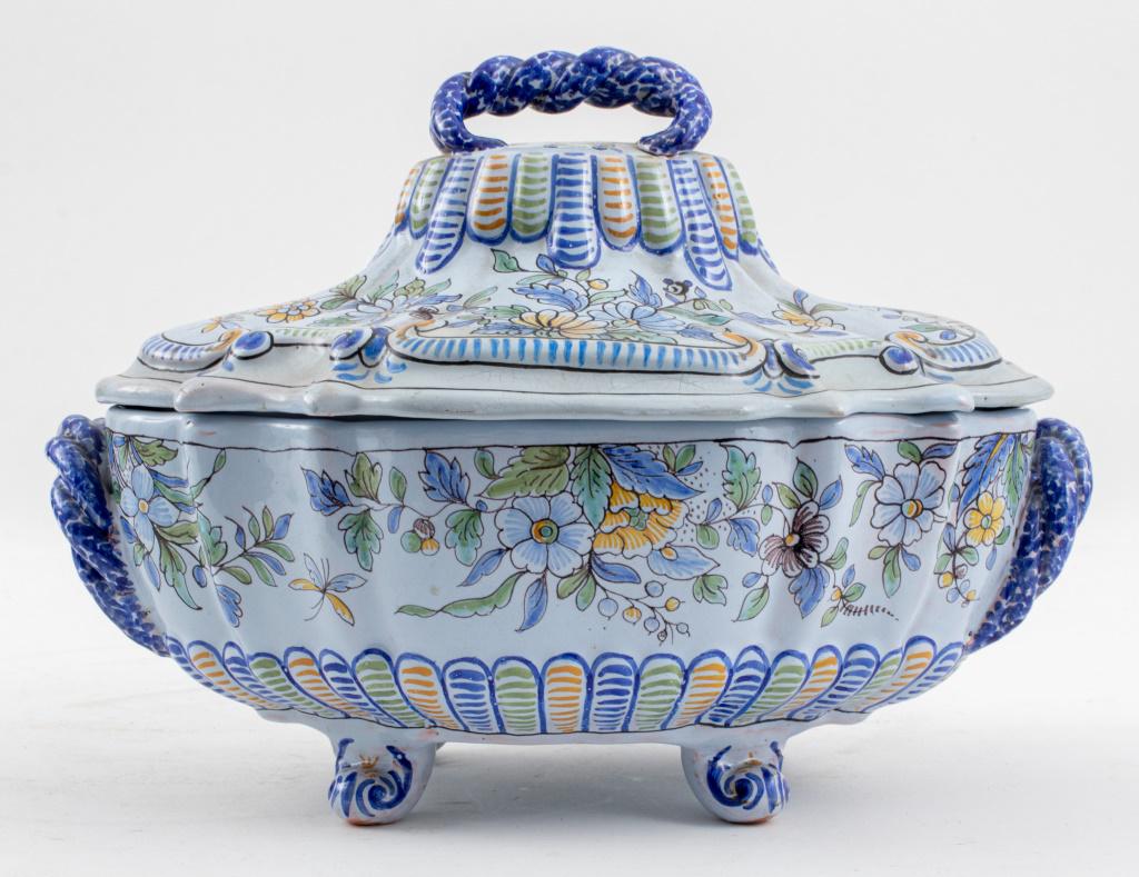 Antoine Montagnon French Faience Covered Tureen (1 of 13)