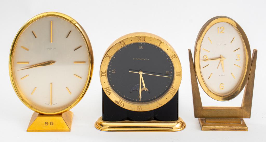 Tiffany & Co Vintage Brass Desk Clock, 3 (1 of 12)