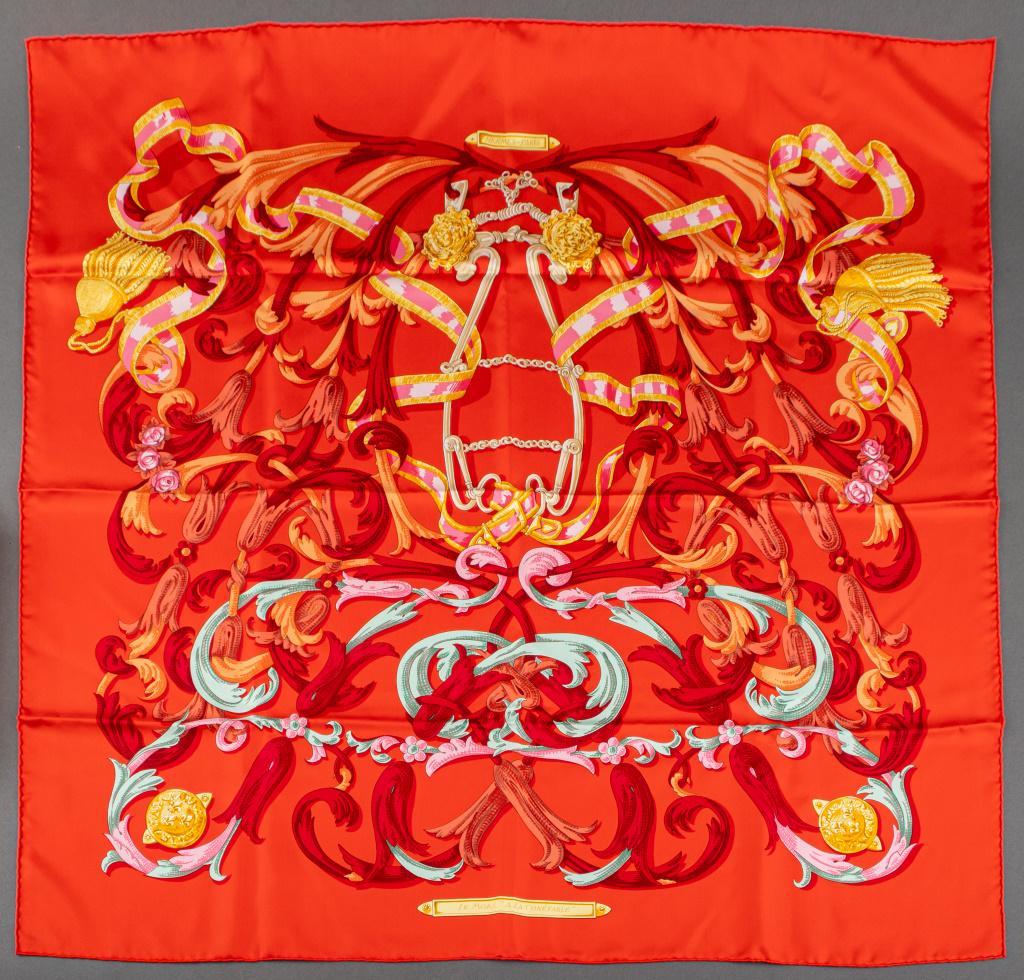 Hermes "Le Mors a La Conetable" Silk Twill Scarf (1 of 7)