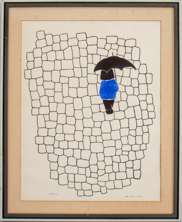 Georges Doussot Untitled Color Serigraph (1 of 8)