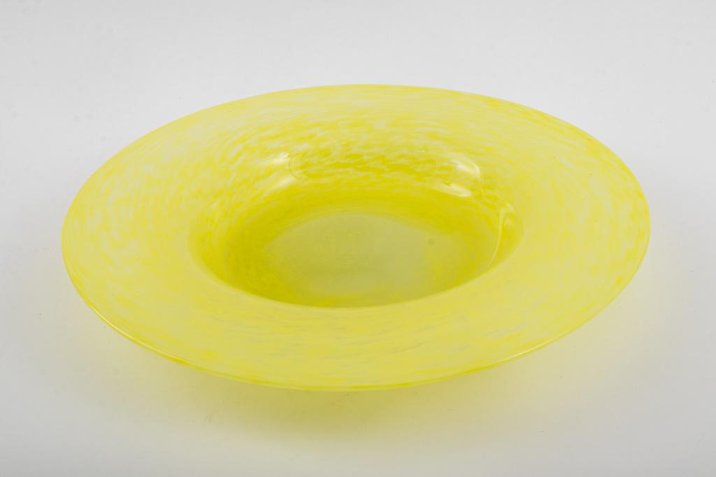 Carder Steuben Straw Yellow Cluthra Bowl (1 of 4)