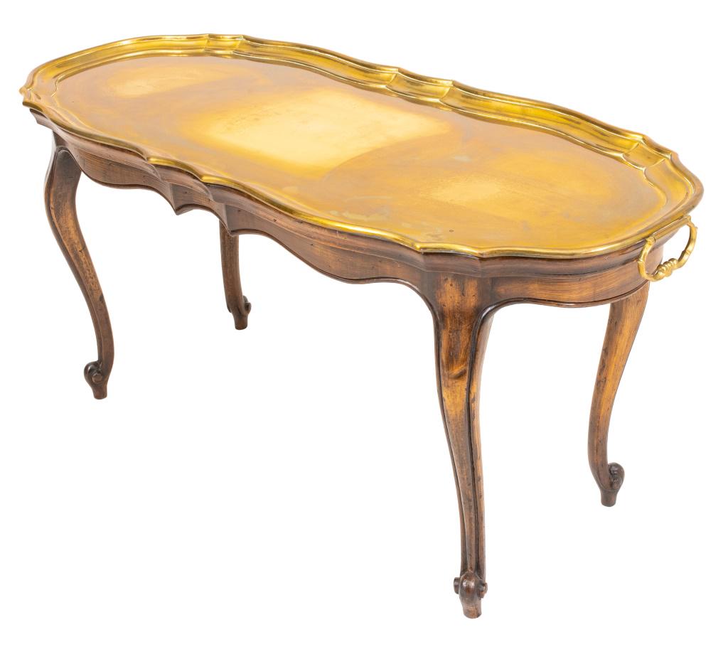 Louis XV Style Oak Butler Tray Top Low Table (1 of 7)