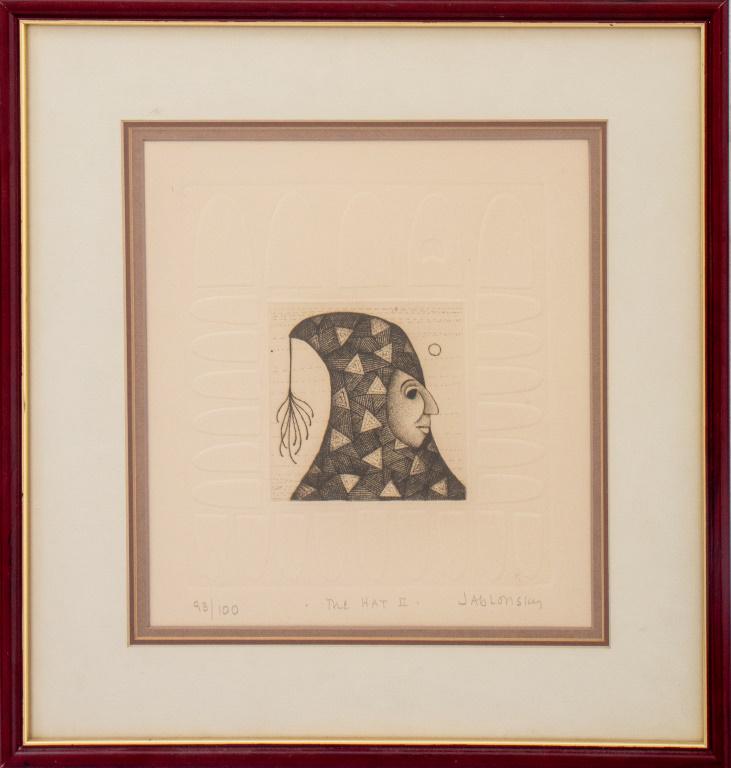 Carol Jablonsky "The Hat II" Lithograph (1 of 8)