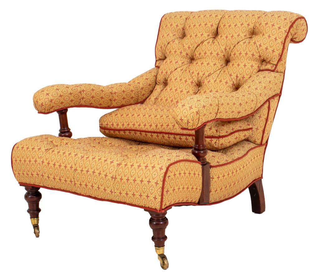 George Smith Upholstered Low Open Arm Chair (1 of 11)