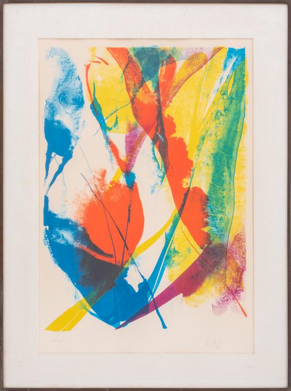 Paul Jenkins Untitled Lithograph, 1965 (1 of 11)