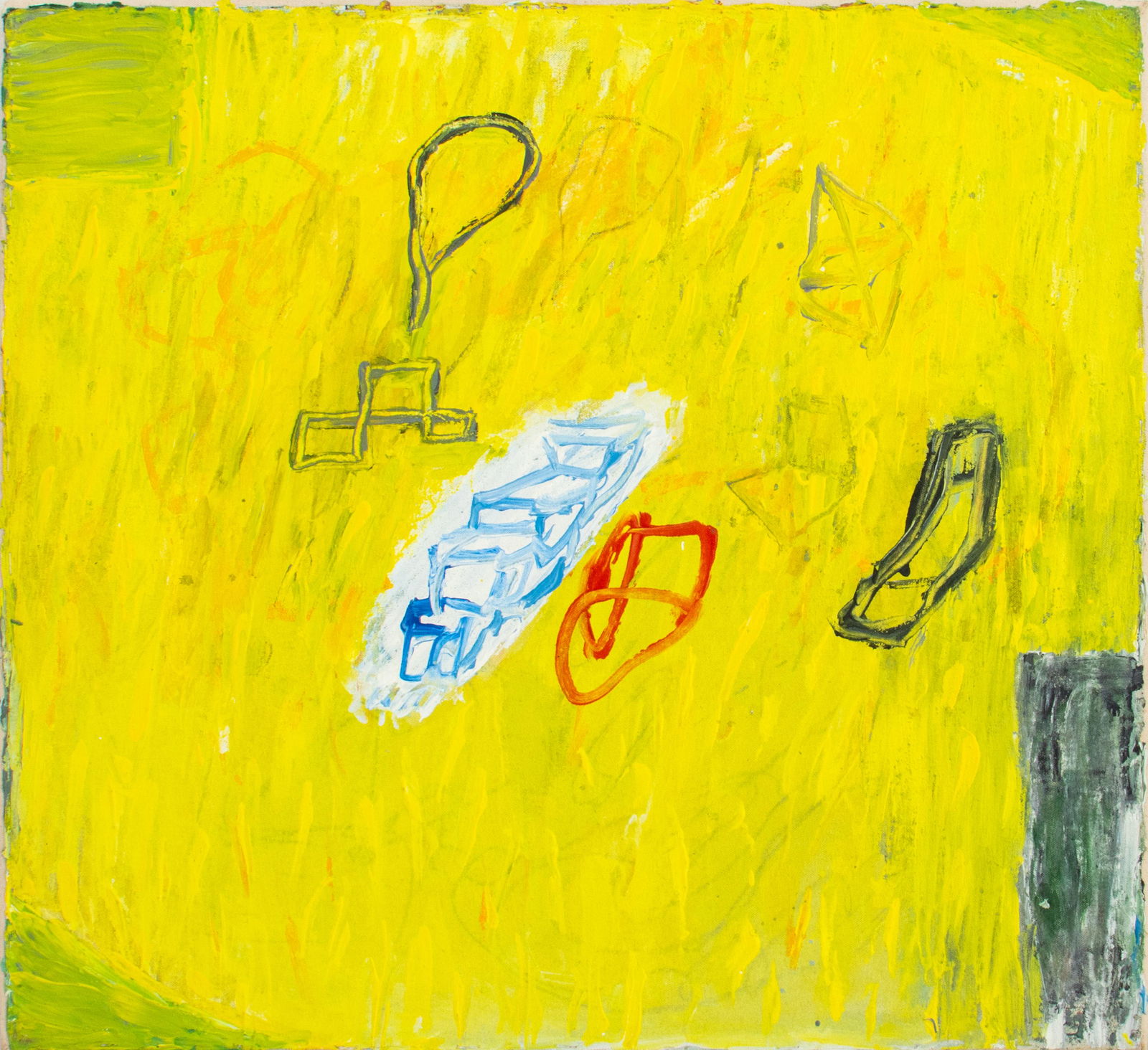 Elfi Schuselka "Jump!" Abstract Oil on Canvas (1 of 10)