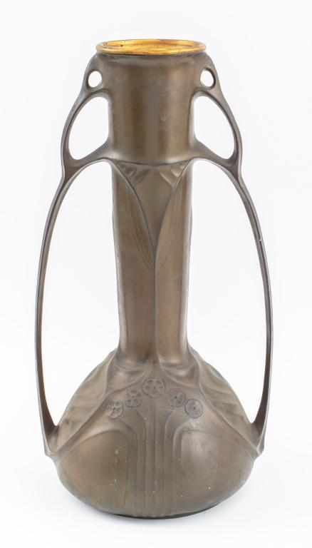 Art Nouveau Tall Bronze Vase (1 of 12)